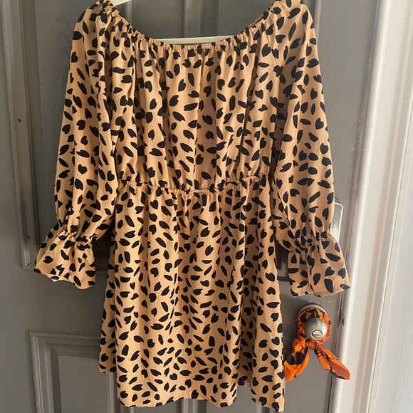 Leopard Print Dress - Picture 2 of 2